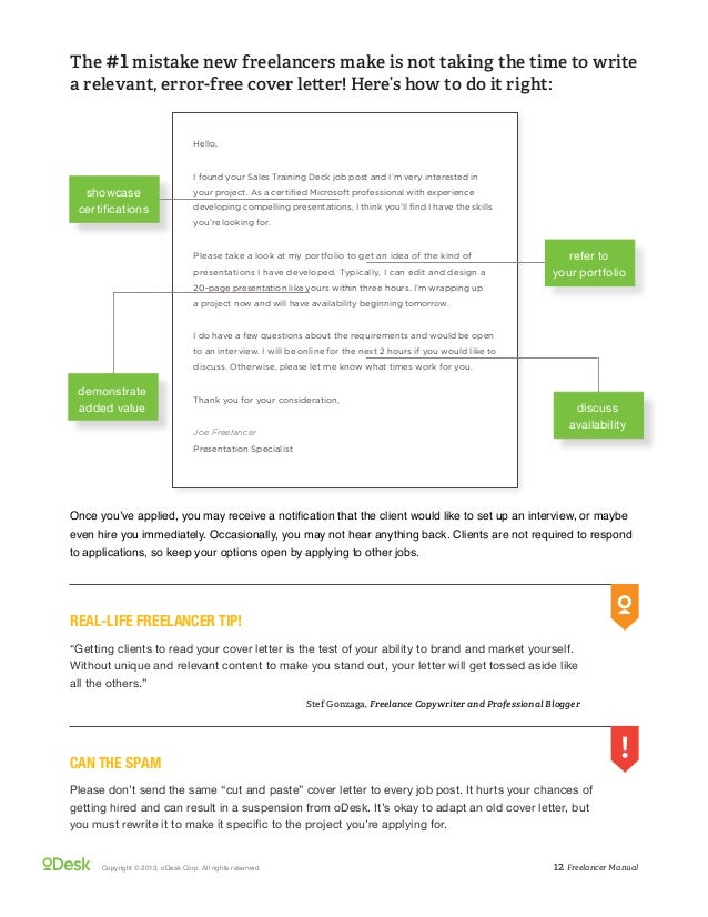 11 freelancer manual 12 cover letter for odesk job application - Cover Letter For Odesk Job Application 11 freelancer manual 12 cover letter for odesk job application - Cover Letter For Odesk Job Application
