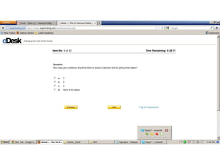 Odesk oracle part 1 test questions