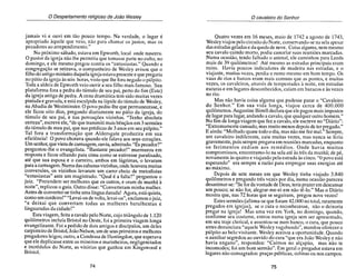 O despertamento religioso de joão wesley