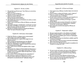 O despertamento religioso de joão wesley