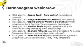 Od etatu do własnej firmy (Anna Ledwoń-Blacha)