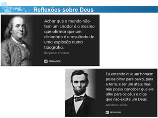 Reflexões sobre Deus
 