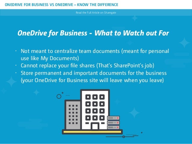 Onedrive For Business Vs Onedrive Know The Difference SharePoint Vs.