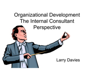Organizational Development The Internal Consultant Perspective Larry Davies 