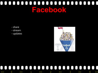 Facebook - share  - stream  - updates  