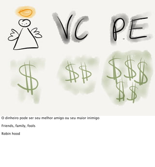 O dinheiro pode ser seu melhor amigo ou seu maior inimigo

Friends, family, fools

Robin hood
 