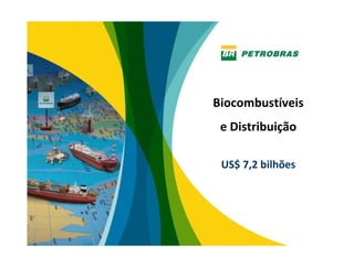 Biocombustíveis 
 e Distribuição

 US$ 7,2 bilhões




                   18
 