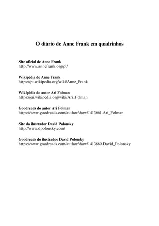 O diário de_anne_frank_em_quadrinhos