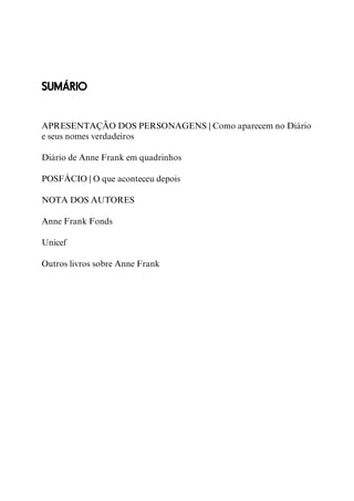 O diário de_anne_frank_em_quadrinhos