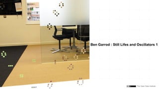 The Open Data Institute
Ben Garrod : Still Lifes and Oscillators 1
 