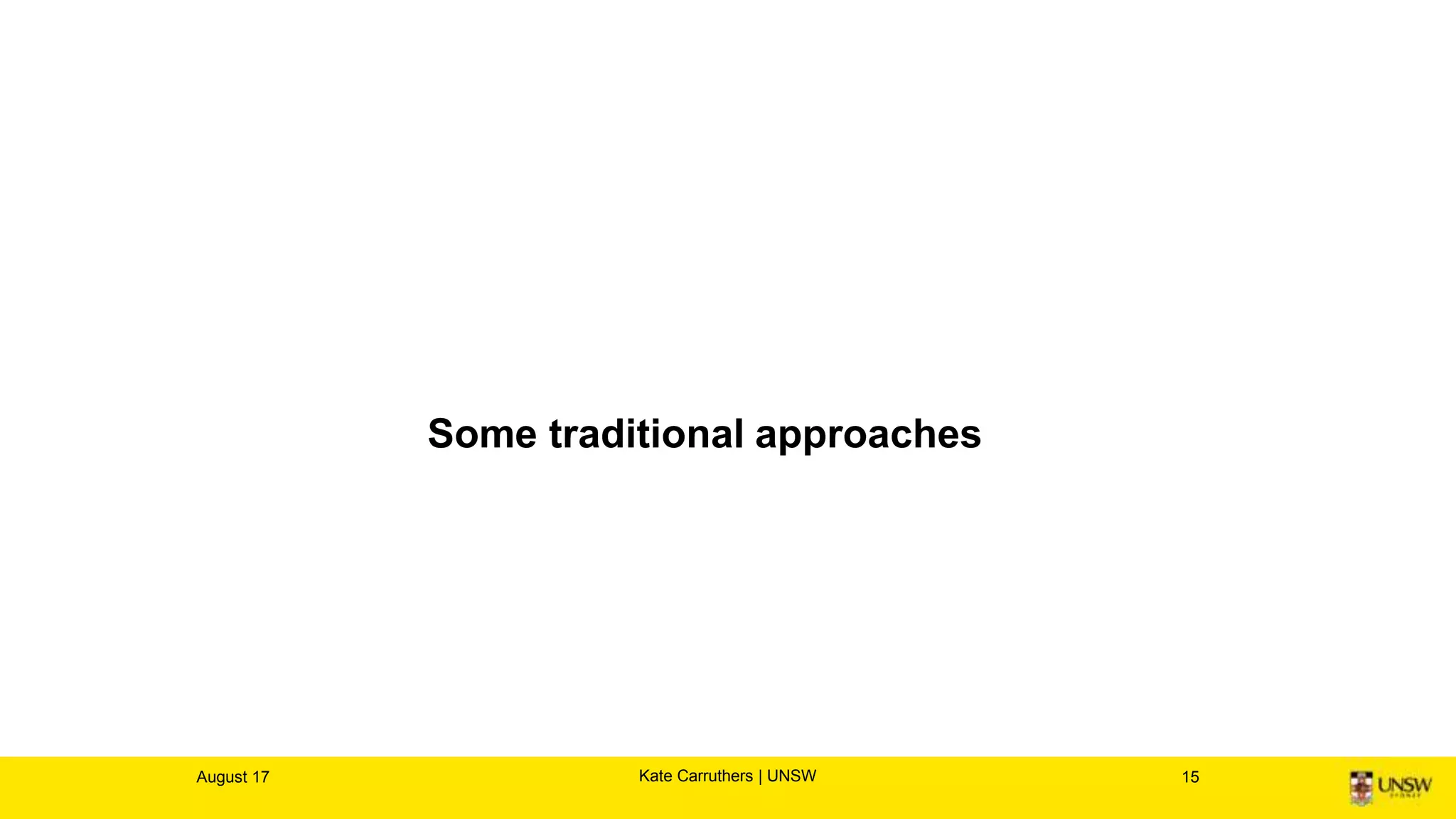 August 17 Kate Carruthers | UNSW 15
 