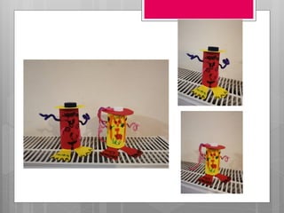 Κατασκευή κλόουν με ρολό από χαρτί υγείας