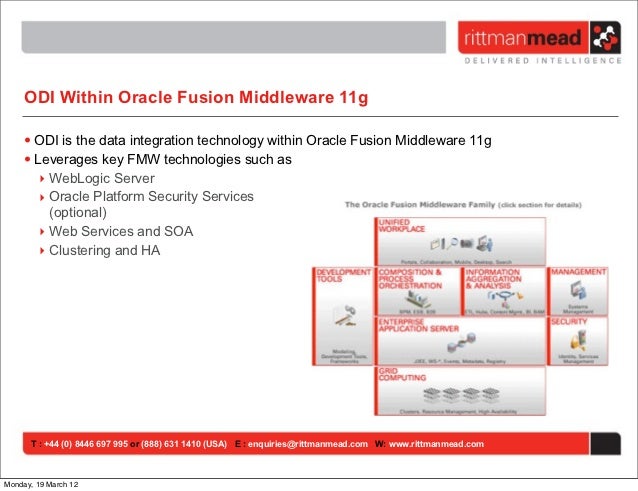 oracle fusion middleware security march