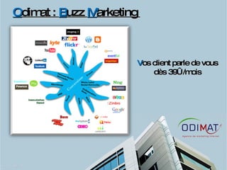 O dimat :  B uzz  M arketing  V os client parle de vous dès 39€ /mois 