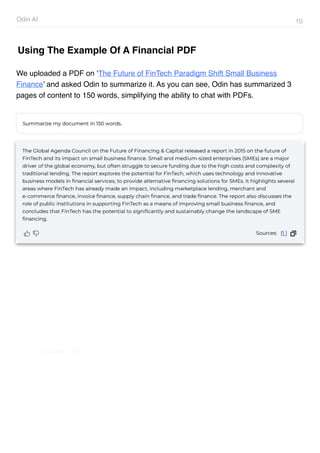 Odin AI: Getting Started with Chat with PDF: A Beginner's Guide | PDF