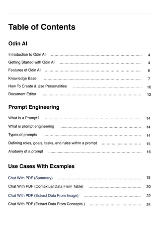 Odin AI: Getting Started with Chat with PDF: A Beginner's Guide | PDF