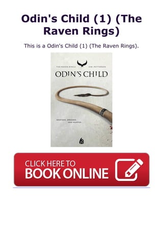 Odin's Child (1) (The
Raven Rings)
This is a Odin's Child (1) (The Raven Rings).
 