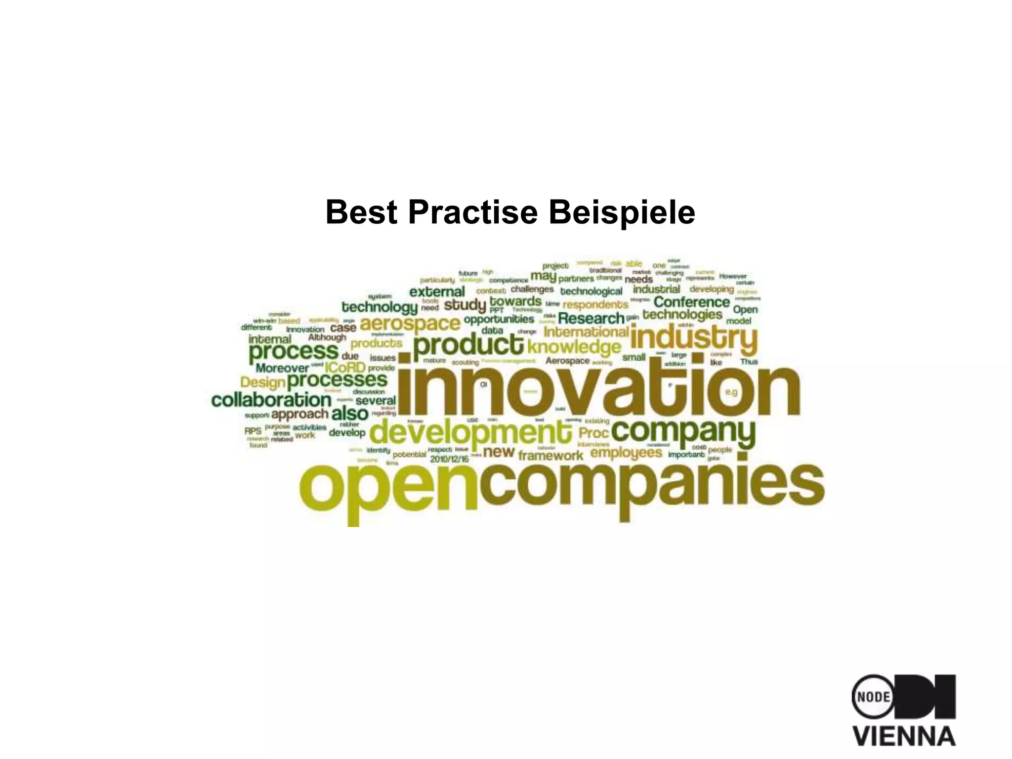 Best Practise Beispiele
 