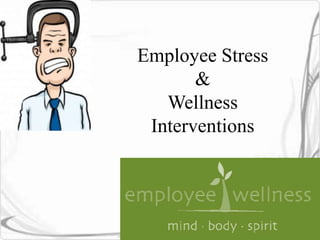 Employee Stress 
& 
Wellness 
Interventions 
 