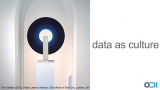 data as culture


The Obelisk (2012), Fabio Lattanzi Antinori. ODI offices in Tech City, London, UK
 