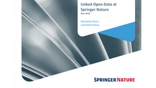 Linked	Open	Data	at	
Springer	Nature	
Nov	2016
Michele	Pasin	
Lead	Data	Architect
 
