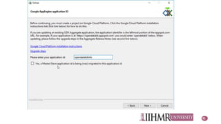 ODK Aggregate Server Setup in less than 10 Minutes | PPTX