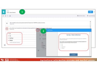 Training course on Mobile Data Collection using KoBoToolBox (form ...