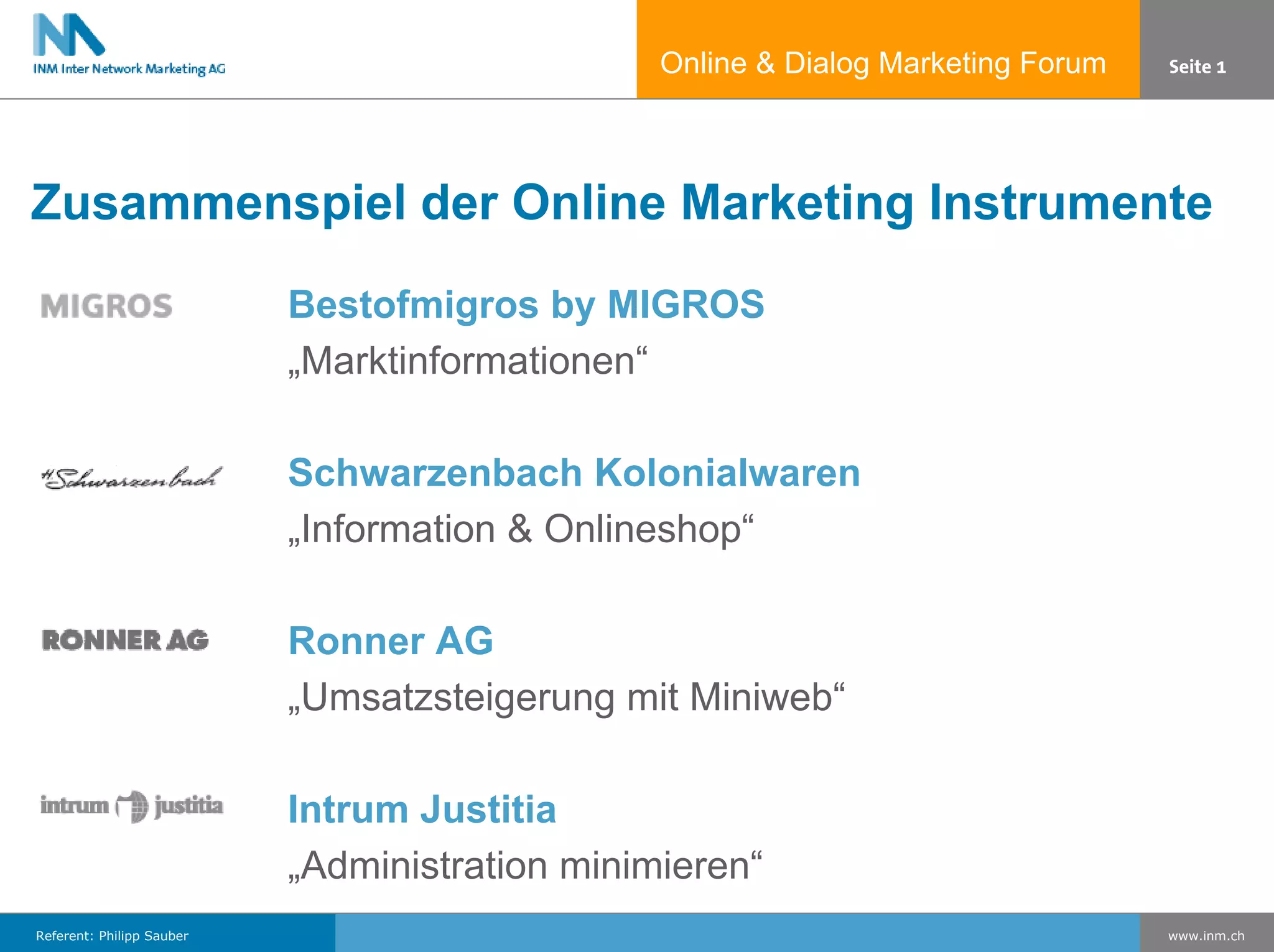 ODMF Präsentation 2006