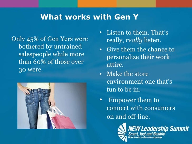 Gen Y as Retail Customer and Employee