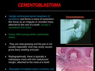 Odontogenic tumors | PPTX