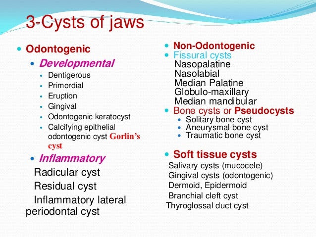 Odontogenic tumors I