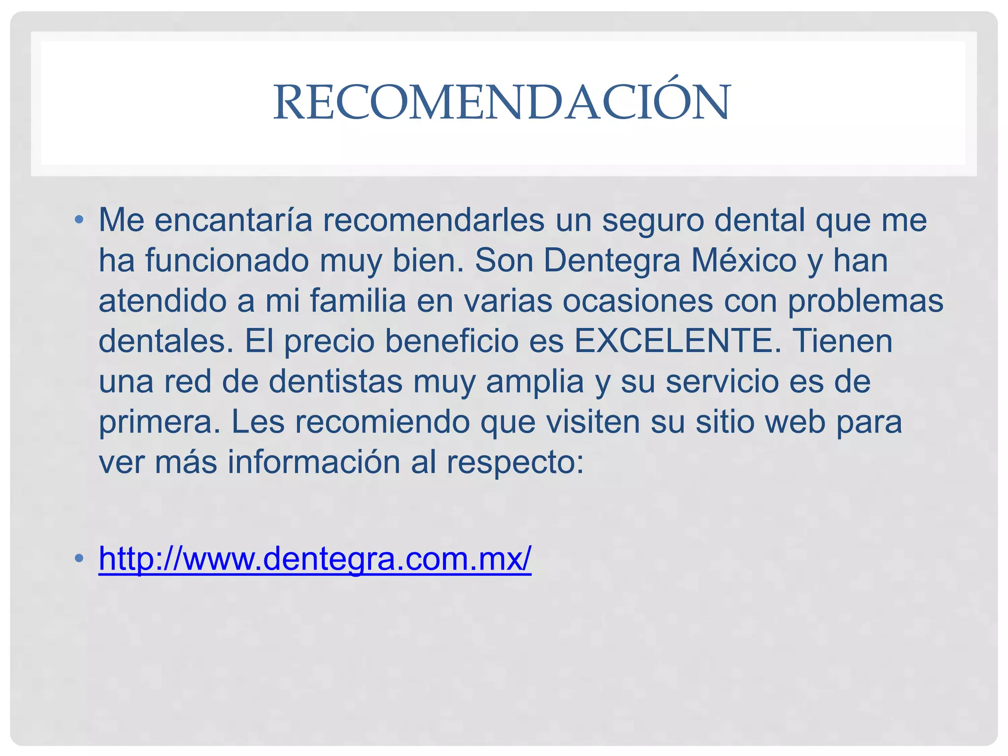 Odontología integral | PPTX