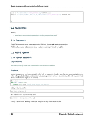 Odoo development | PDF