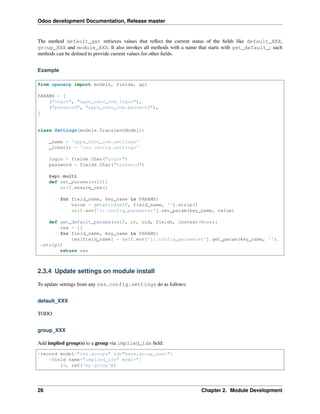 Odoo development | PDF