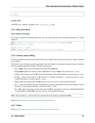 Odoo development | PDF