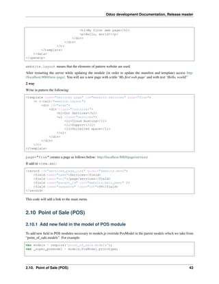 Odoo development | PDF