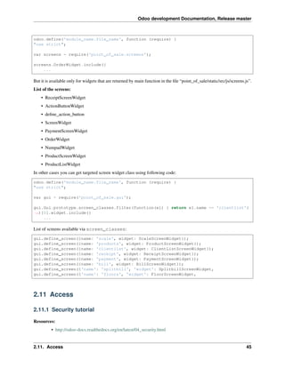 Odoo development | PDF
