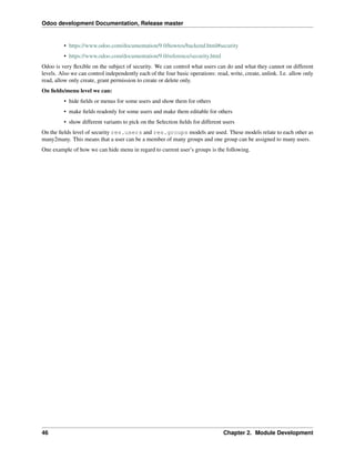 Odoo development | PDF