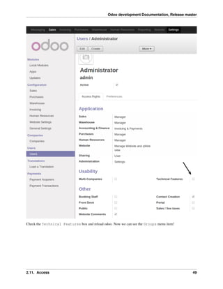 Odoo development | PDF