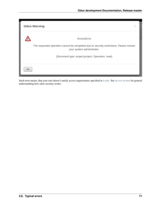 Odoo development | PDF