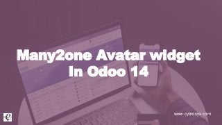 www.cybrosys.com
Many2one Avatar widget
In Odoo 14
 
