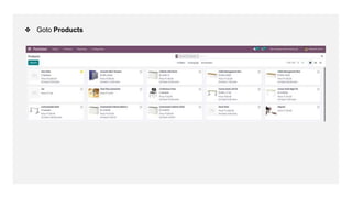❖ Goto Products
 
