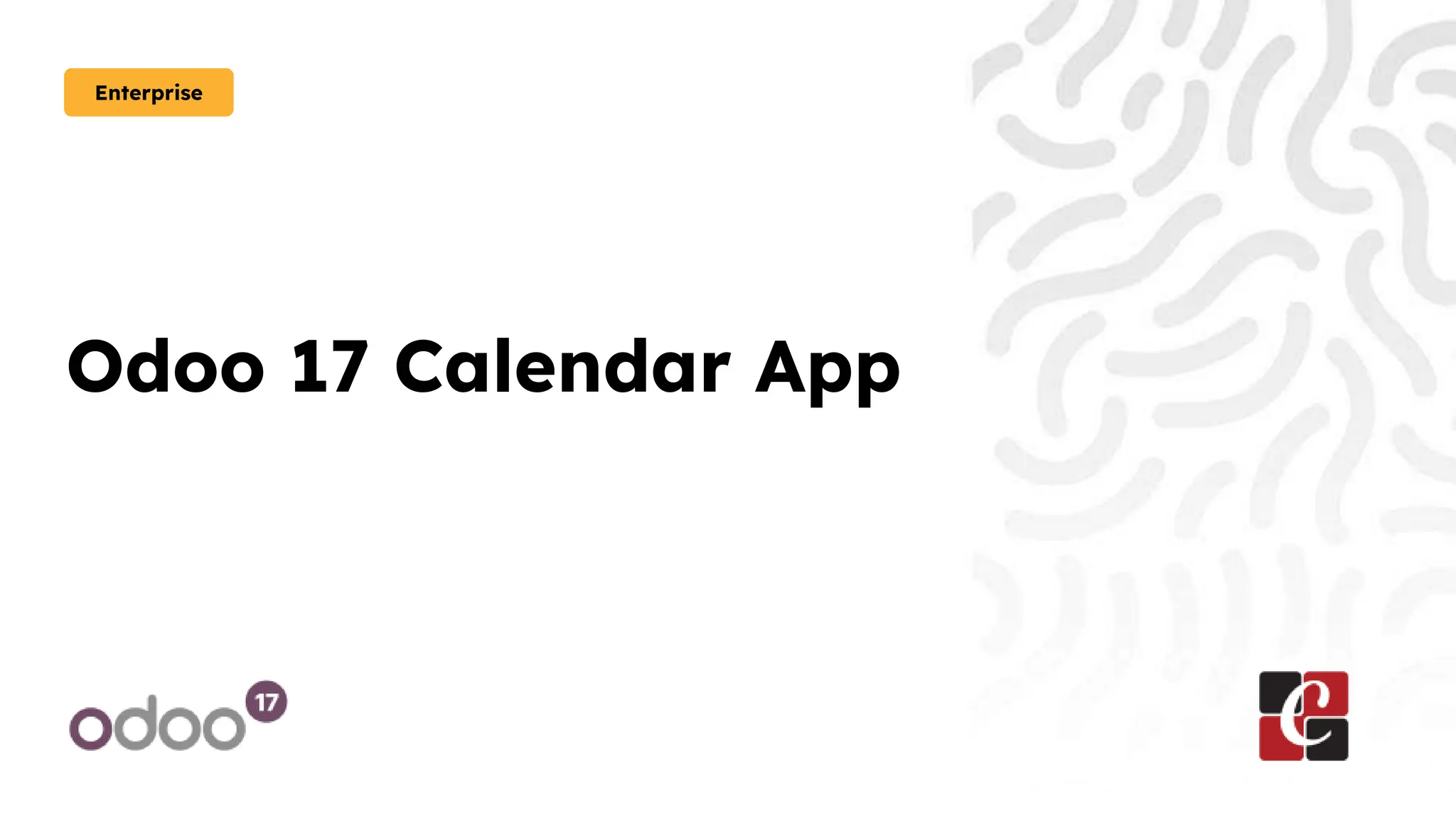 Odoo 17 Calendar App
Enterprise
 