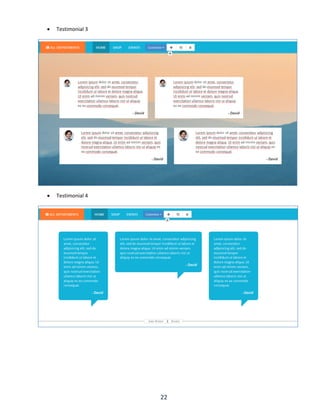22
 Testimonial 3
 Testimonial 4
 