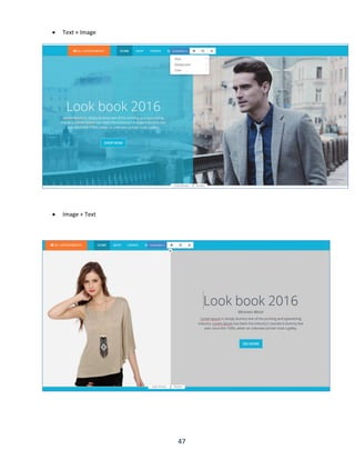 47
 Text + Image
 Image + Text
 