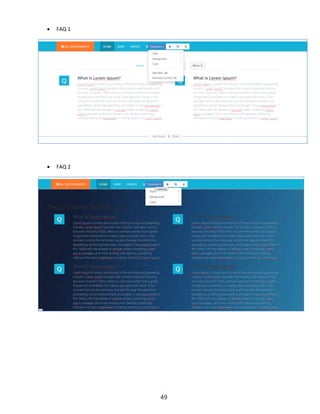49
 FAQ 1
 FAQ 2
 
