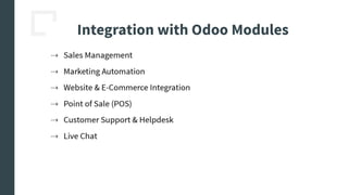 Odoo CRM Development Services by CandidRoot Solutions | PDF