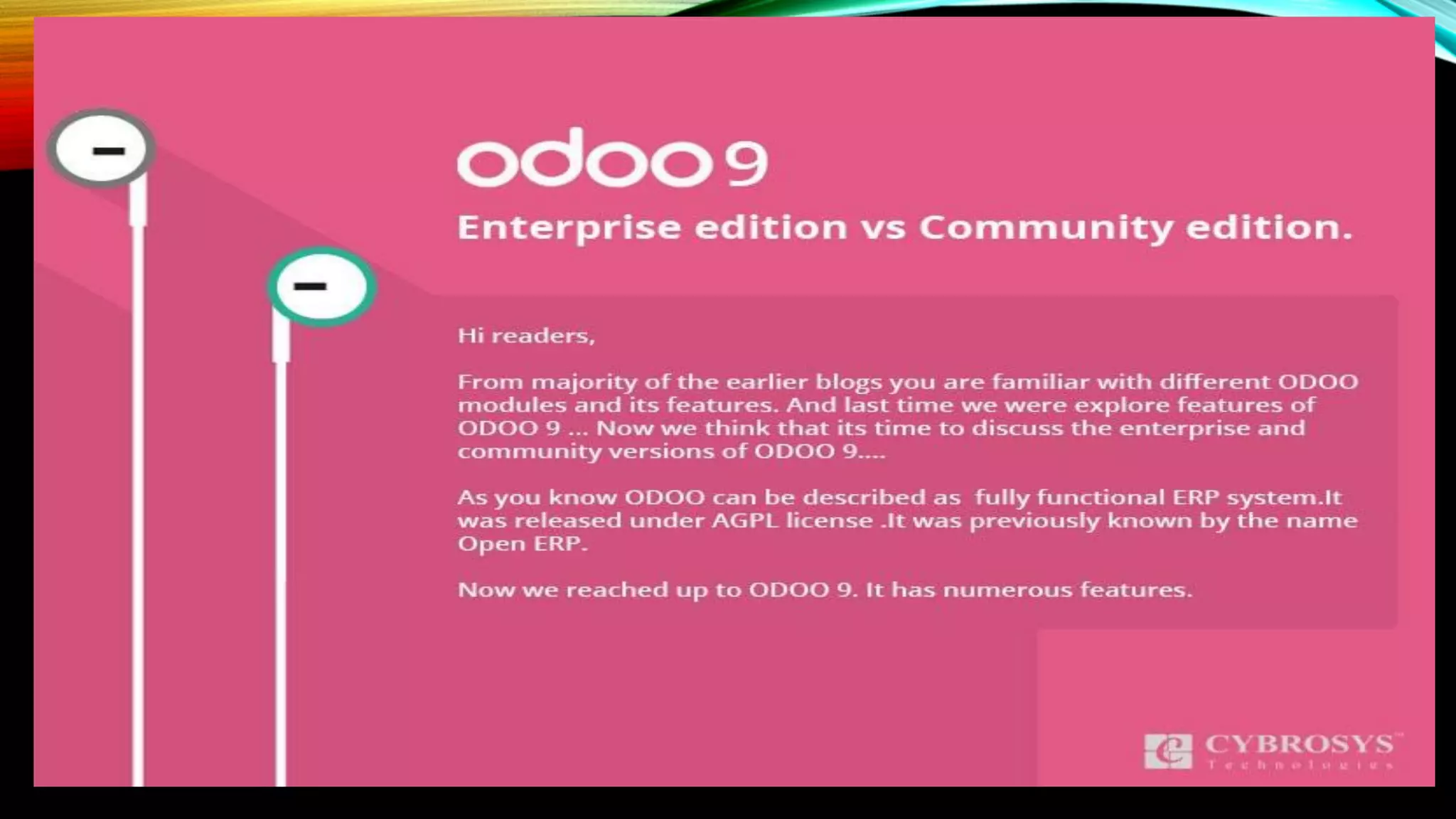 Odoo enterprise vs community version