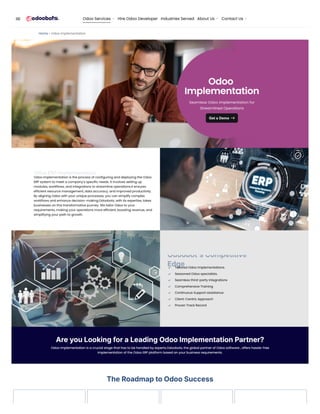 Leading Odoo ERP Implementation Company | PDF