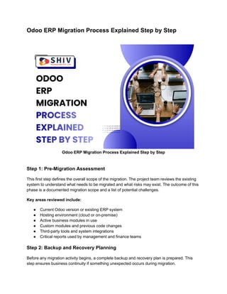 Complete Odoo ERP Migration Guide for Businesses | PDF